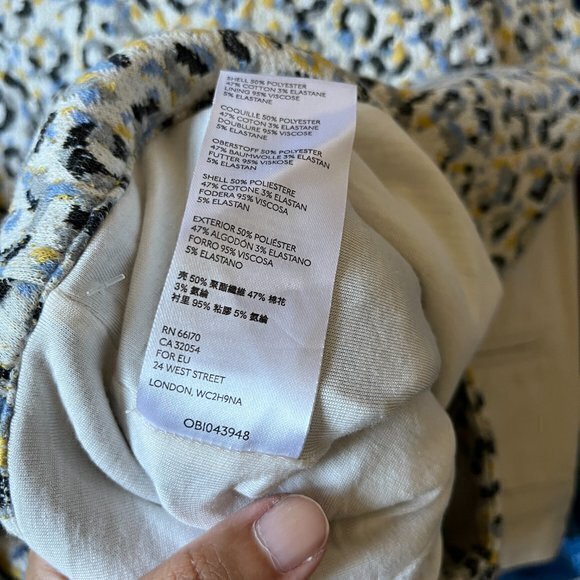 MAEVE Anthropologie Jacquard Leopard Print Pencil - Picture 6 of 6